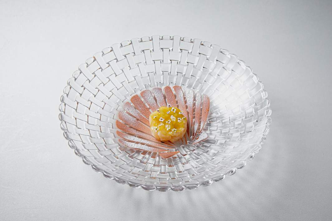 Гребешок с виноградом