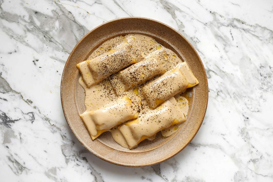 Равиоли с сельдереем и трюфелем, Leo Wine&Kitchen