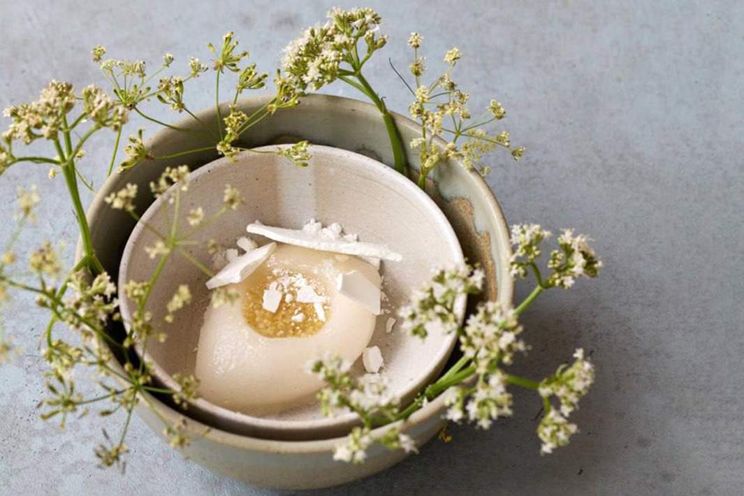 Сорбет из бузины с лимоном