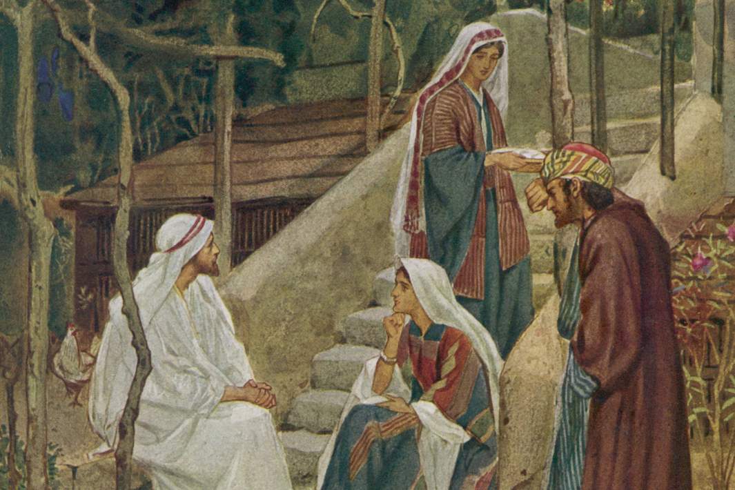 Иисус в Вифании с Марией, Марфой и Лазарем