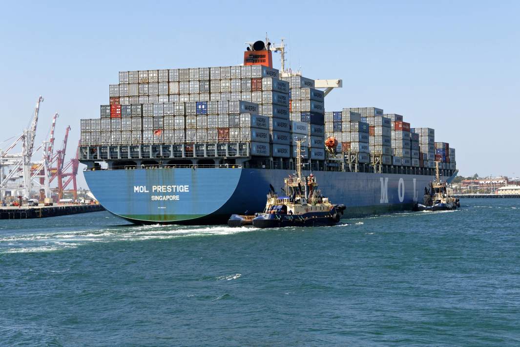 Порт в Австралии 