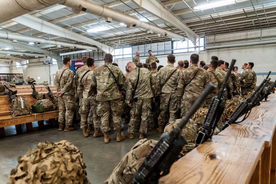 Солады США на базе 