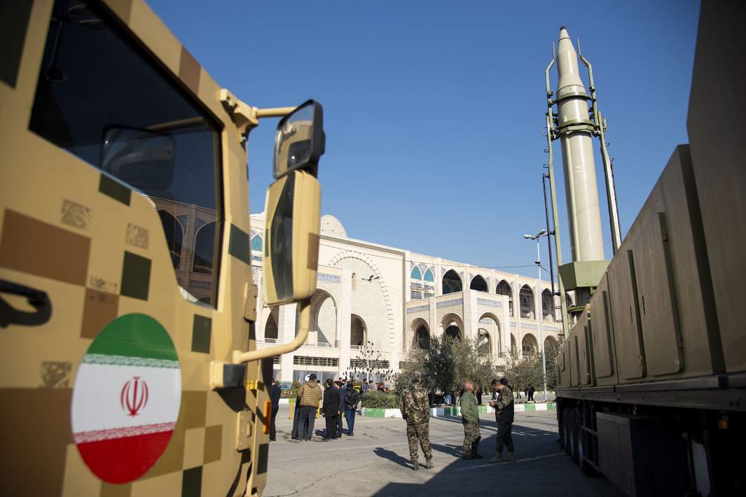 Ракетная установка Ирана 