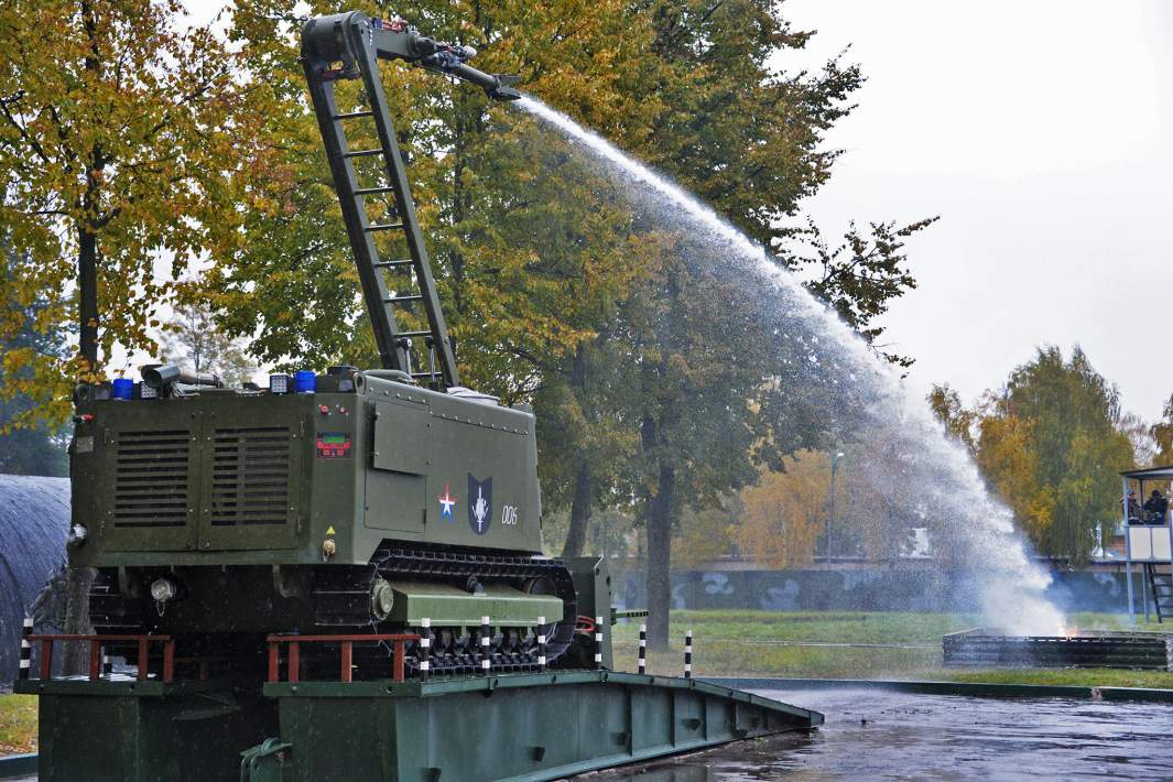 Робототехнический комплекс пожаротушения «Уран-14»