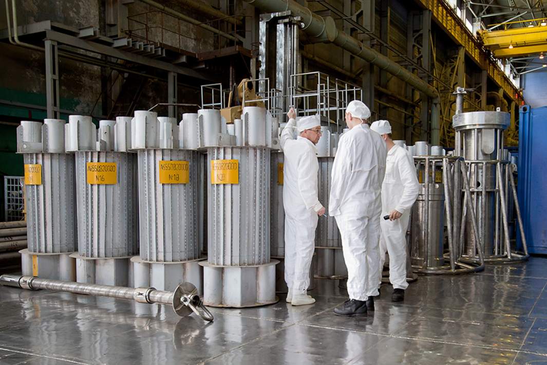 Специальные емкости для перевозки урана