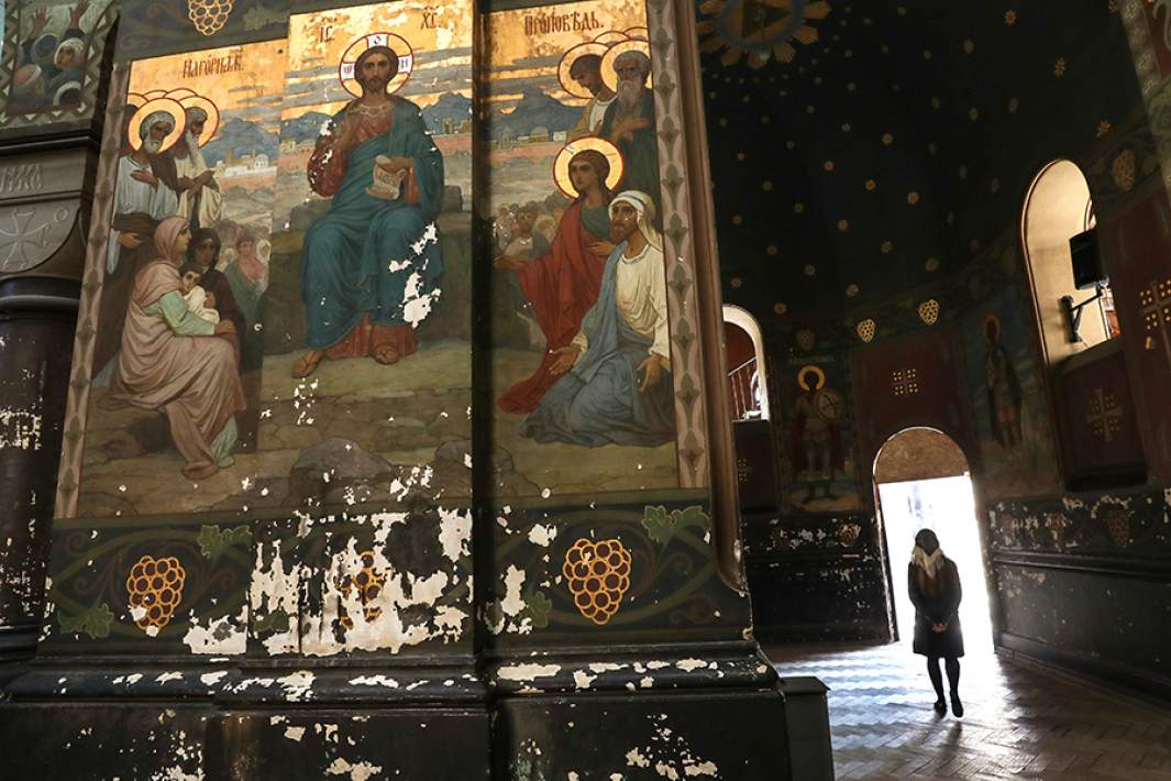 Пантелеймоновский собор на территории Ново-Афонского Симоно-Кананитского монастыря у подножия Афонской горы в Абхазии