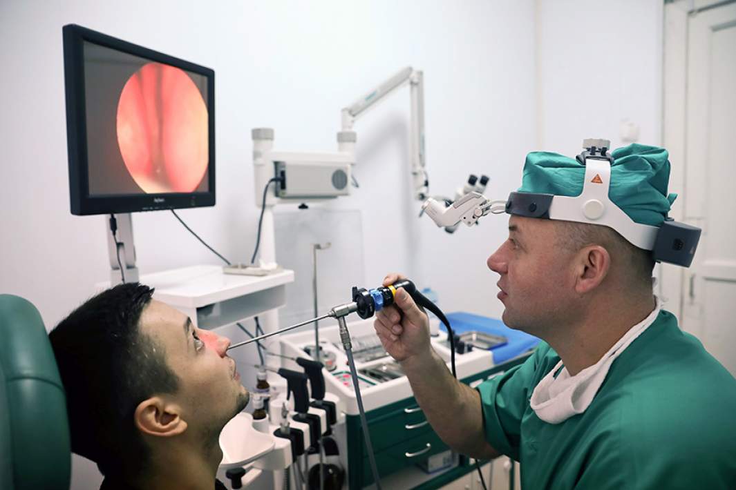 Пациент на приеме у врача