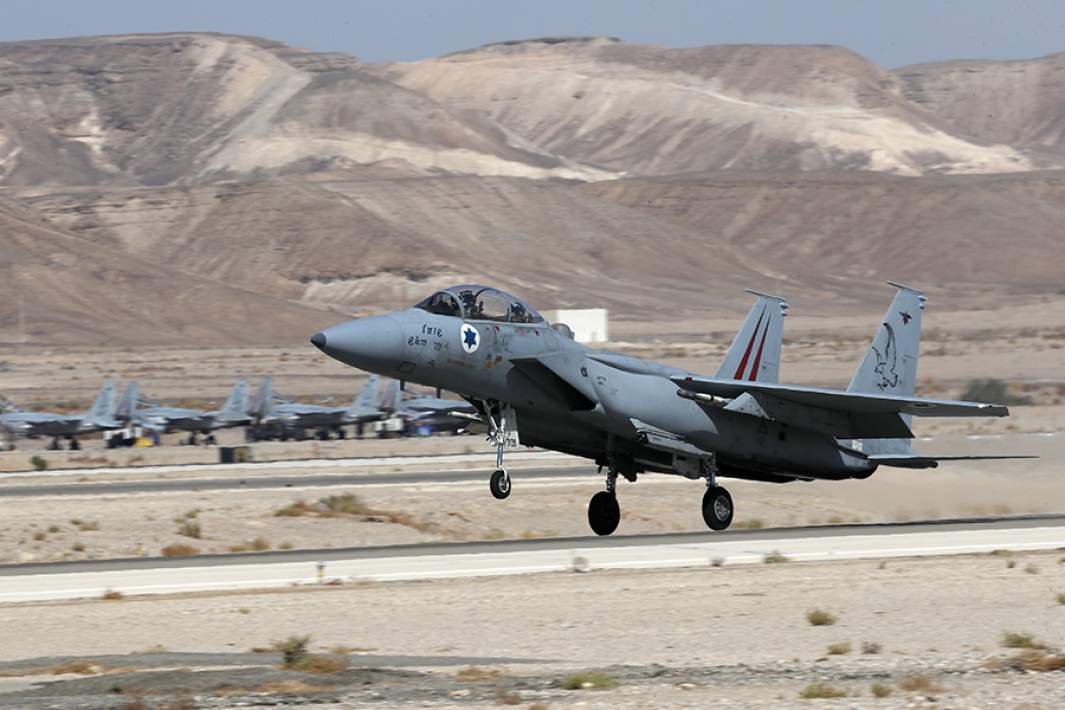 Истребитель F-15 израильских ВВС