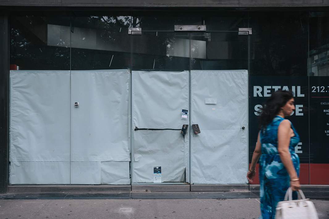 Закрытый магазин в США 