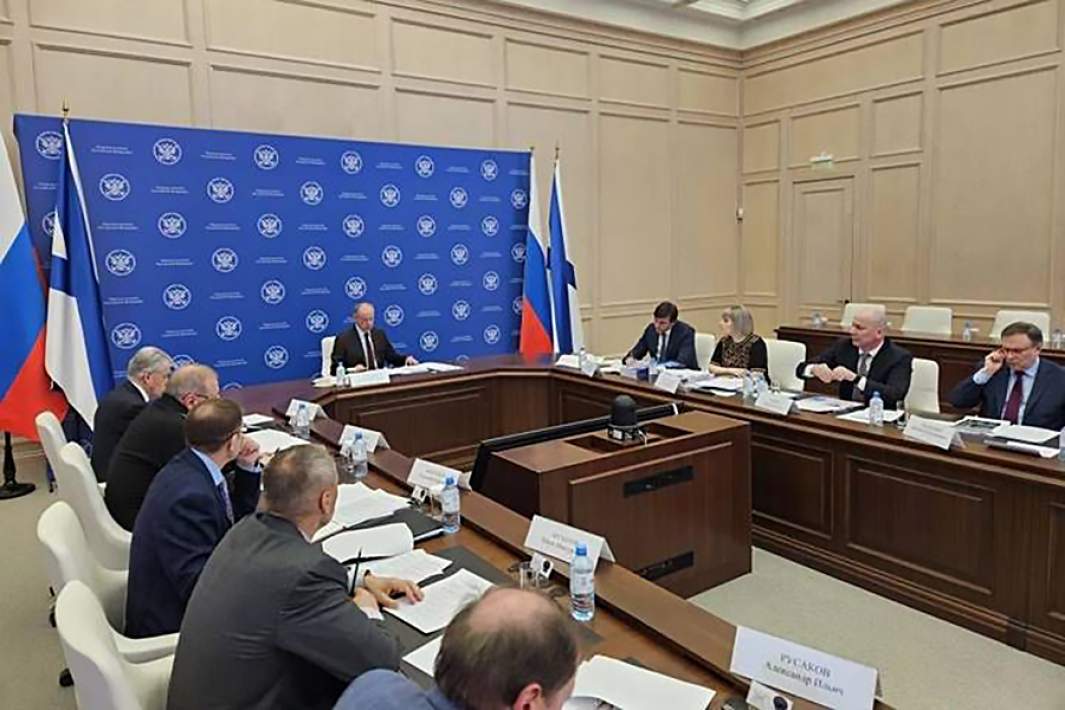 Помощник Президента России, председатель Морской коллегии РФ Николай Патрушев проводит совещание по вопросам повышения качества математического и естественно-научного образования в интересах подготовки инженерных кадров для морской отрасли и Военно-Морского
