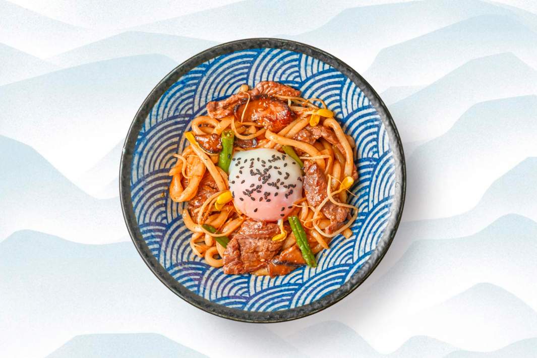 Яки-удон с говядиной