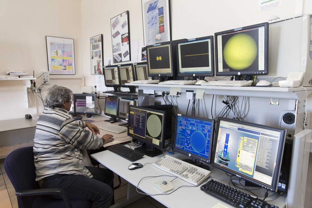 Данные, полученные с помощью телескопа