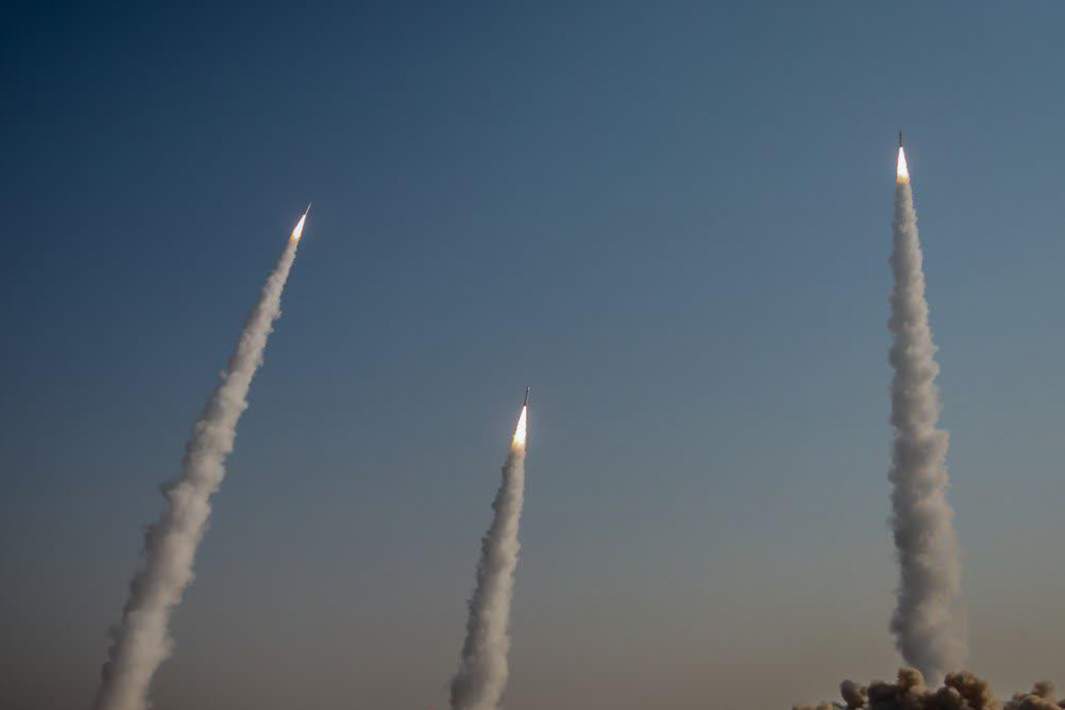 Запуск иранских ракет 
