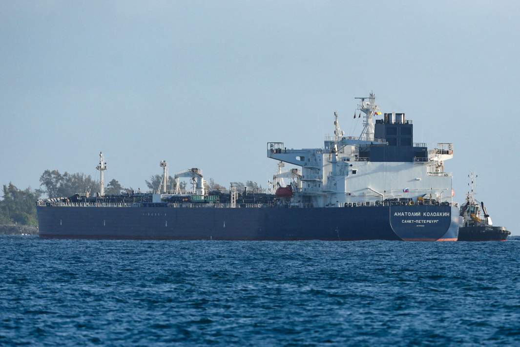Российский нефтяной танкер «Анатолий Колодкин» в порту Матансас. 31 марта 2026 года