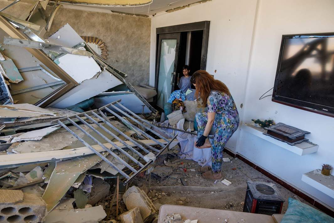 Южный Ливан разрушенные здания