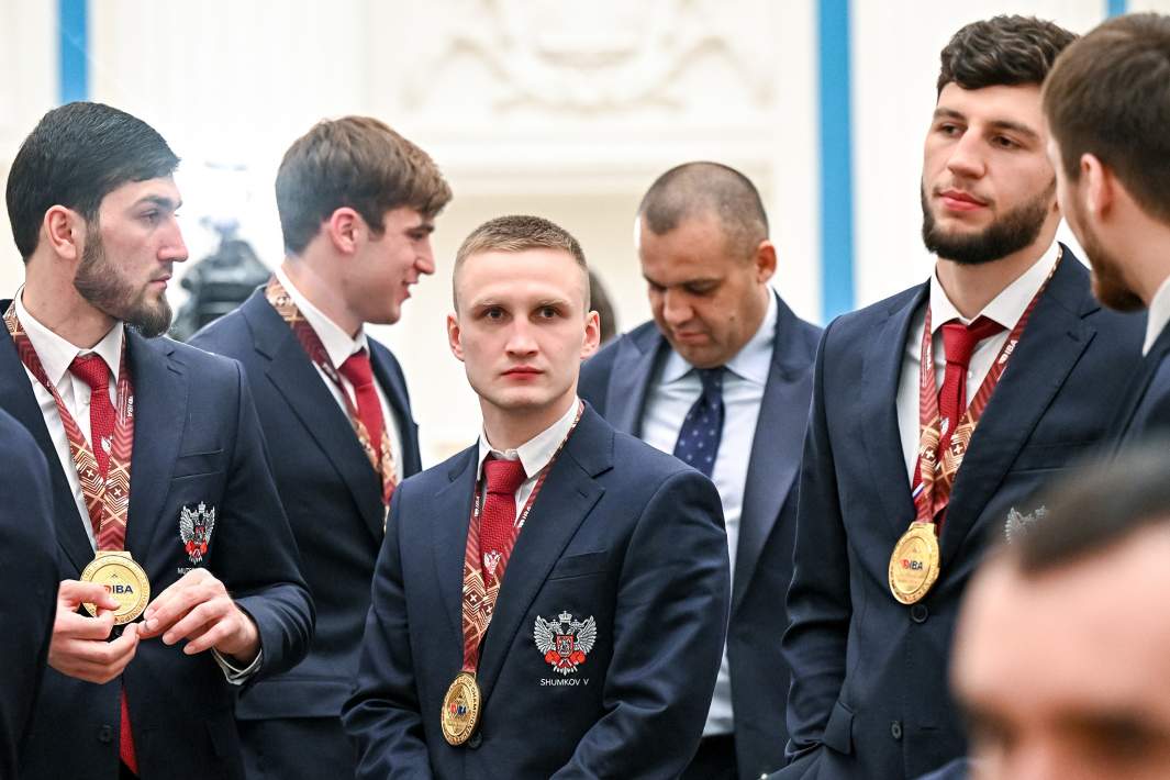Встреча Путина со спортсменами