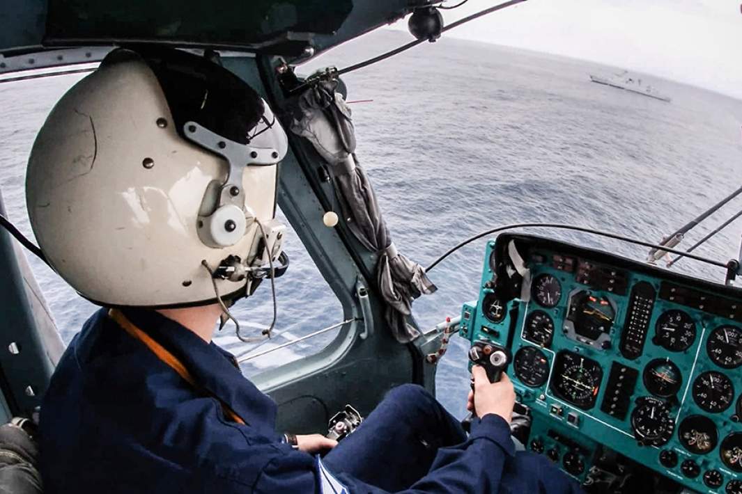 Пилот вертолета Ка-27
