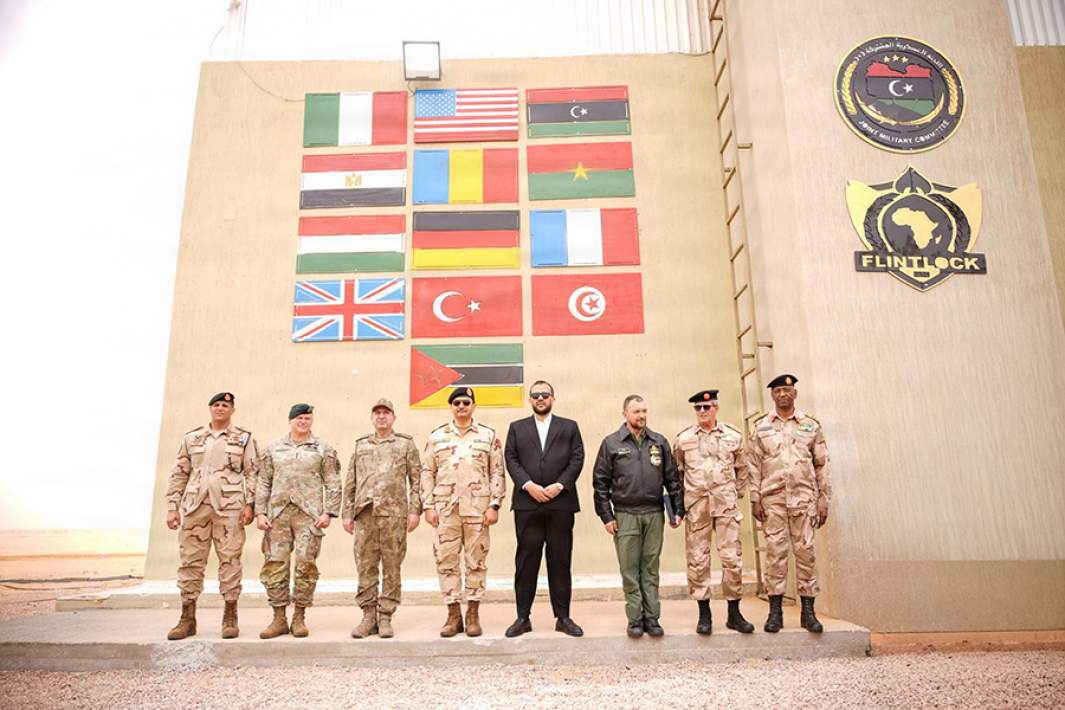 Церемония открытия учений Flintlock 2026 в городе Сирт в Ливии