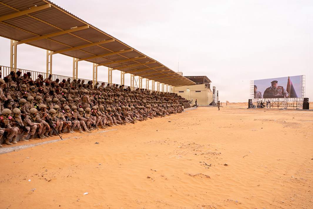 Церемония открытия учений Flintlock 2026 в городе Сирт в Ливии