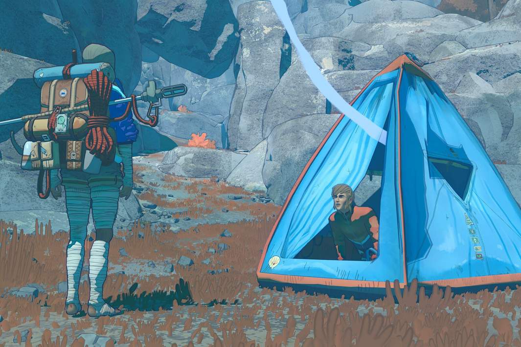 Скриншот из игры Cairn