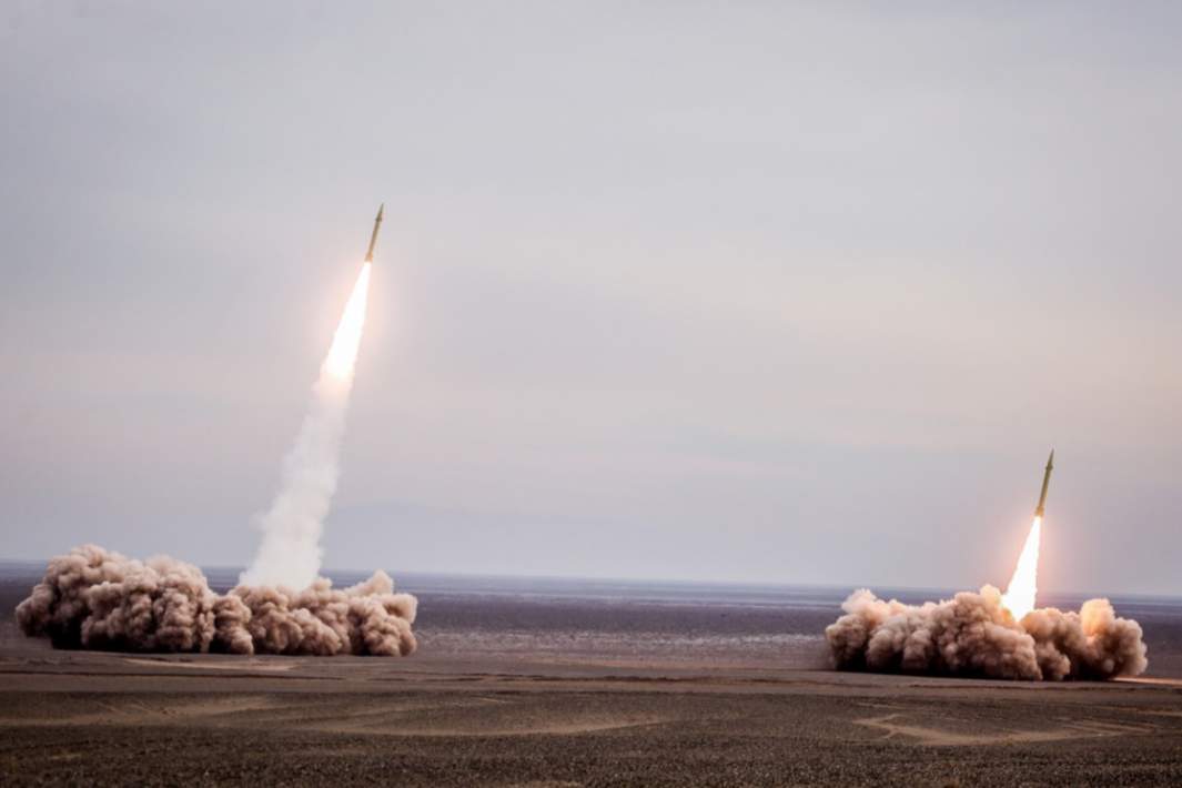 Запуск иранских ракет 