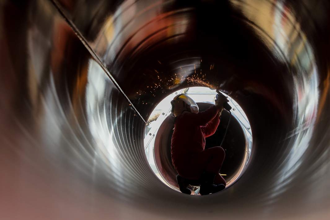 Строительство газопровода 