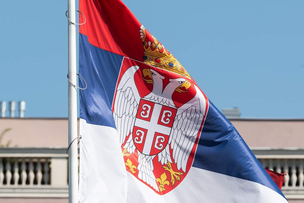 Флаг Сербии 