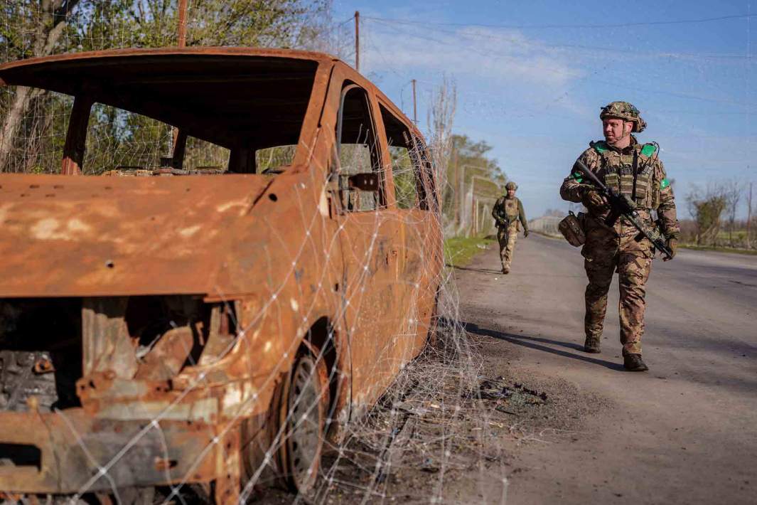 Украинские военнослужащие 