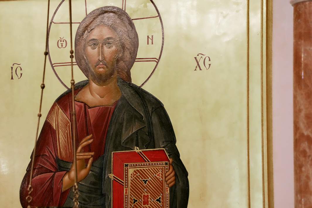 Икона «Христос Пантократор» из иконостаса собора святителя Николая в Павшинской пойме
