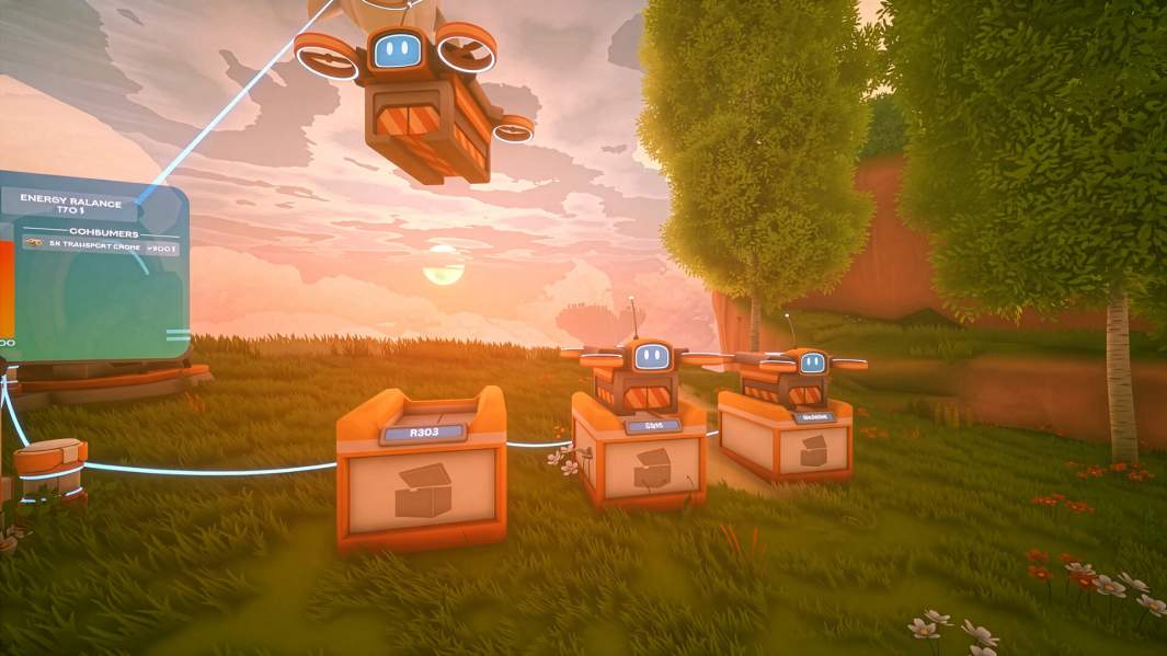Скриншот из игры Solarpunk