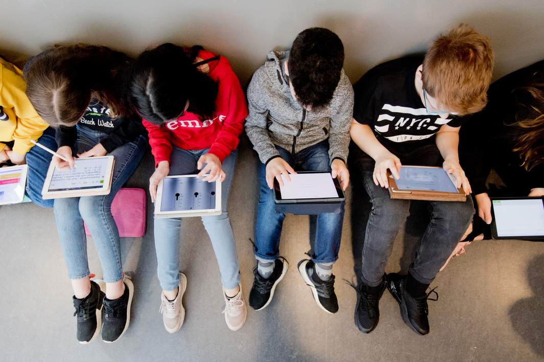 Школьники в Германии 