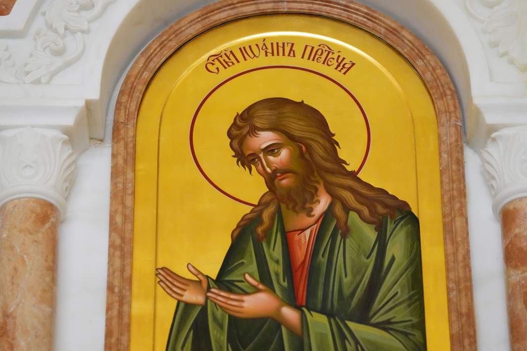 Икона «Иоанн Предтеча» из иконостаса собора Святителя Николая в Павшинской пойме