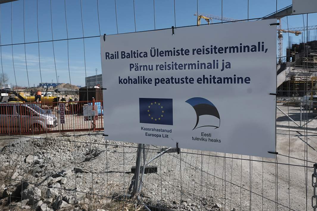 Строительство терминала Rail Baltica Ulemiste в Таллине