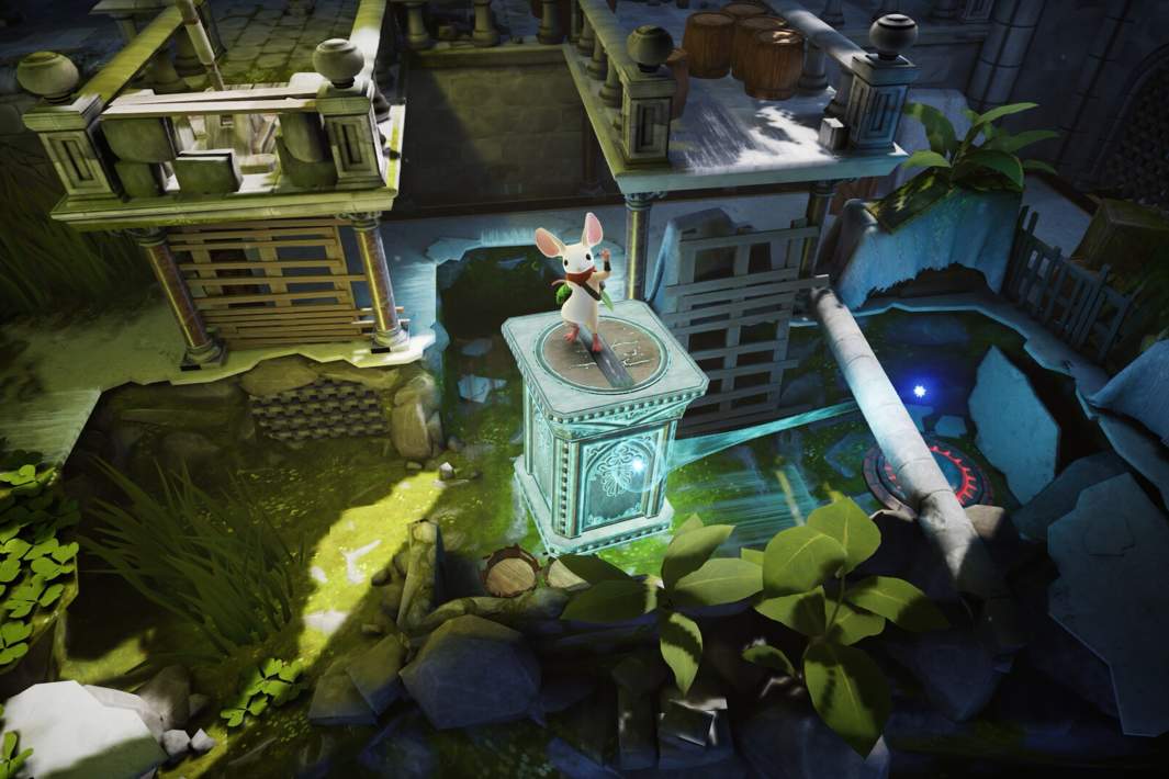 Скриншот из игры Moss: The Forgotten Relic