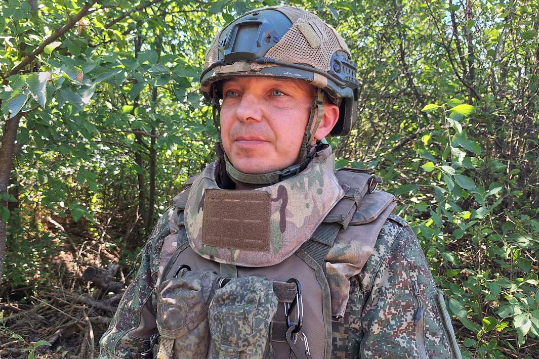 старший лейтенант Алексей Войков, командир роты