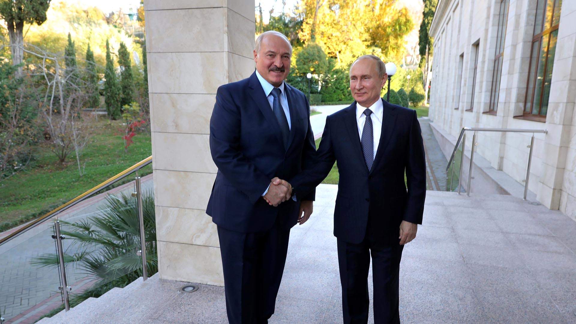Путин и Лукашенко в Сочи
