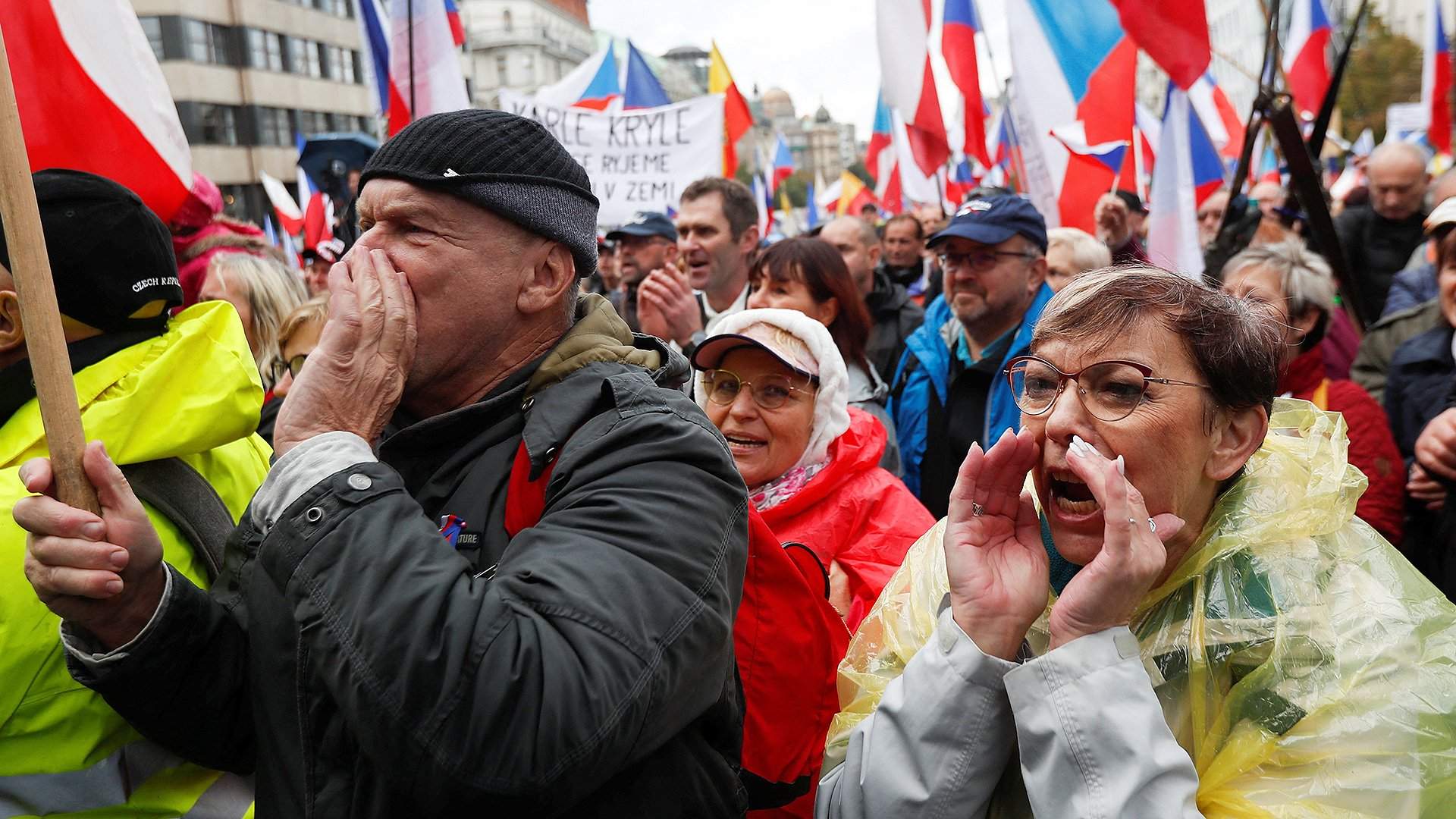 До первых заморозков: митингующие в ЕС потребовали отмены антироссийских санкций