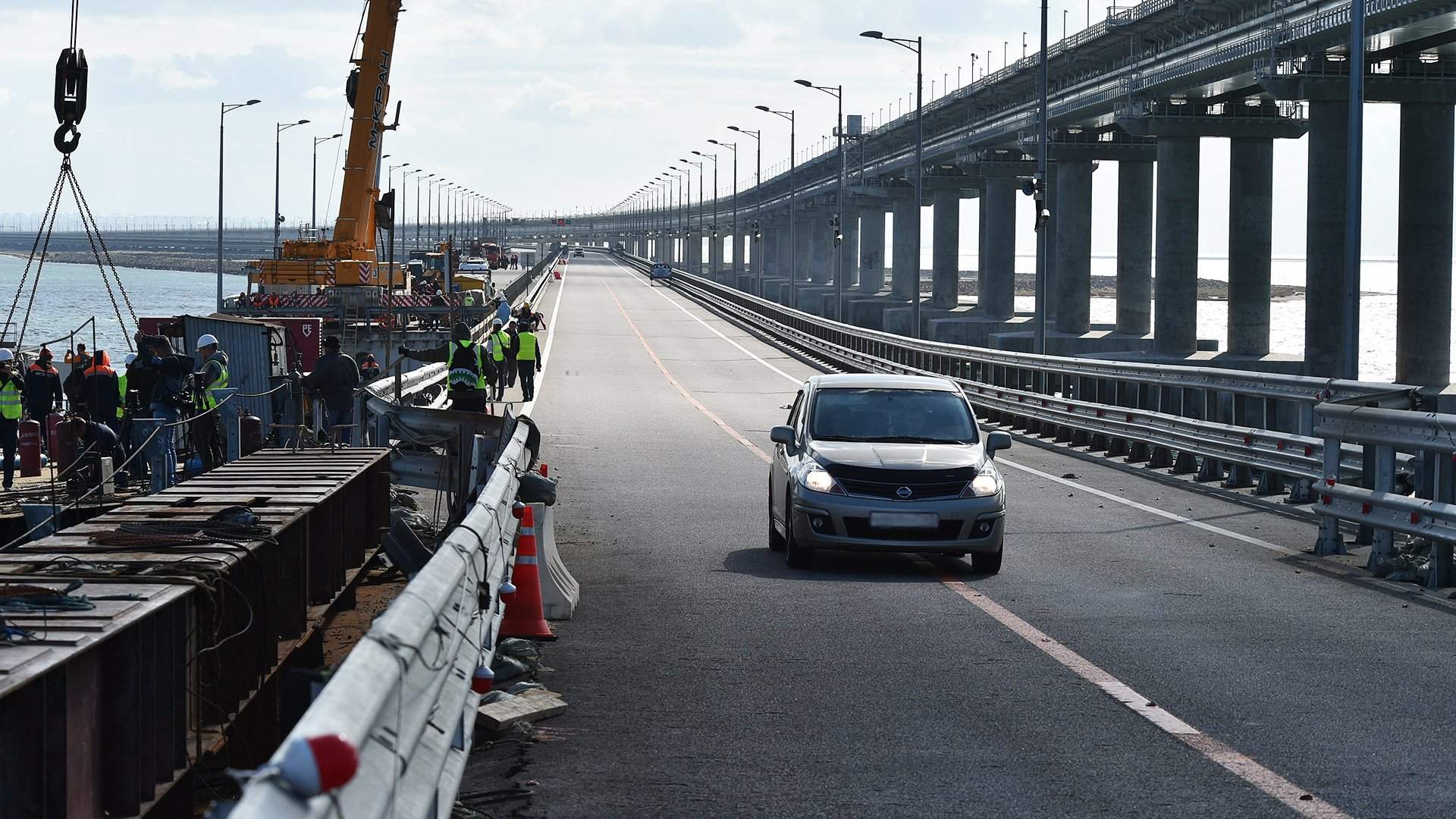 Движение через крымский мост