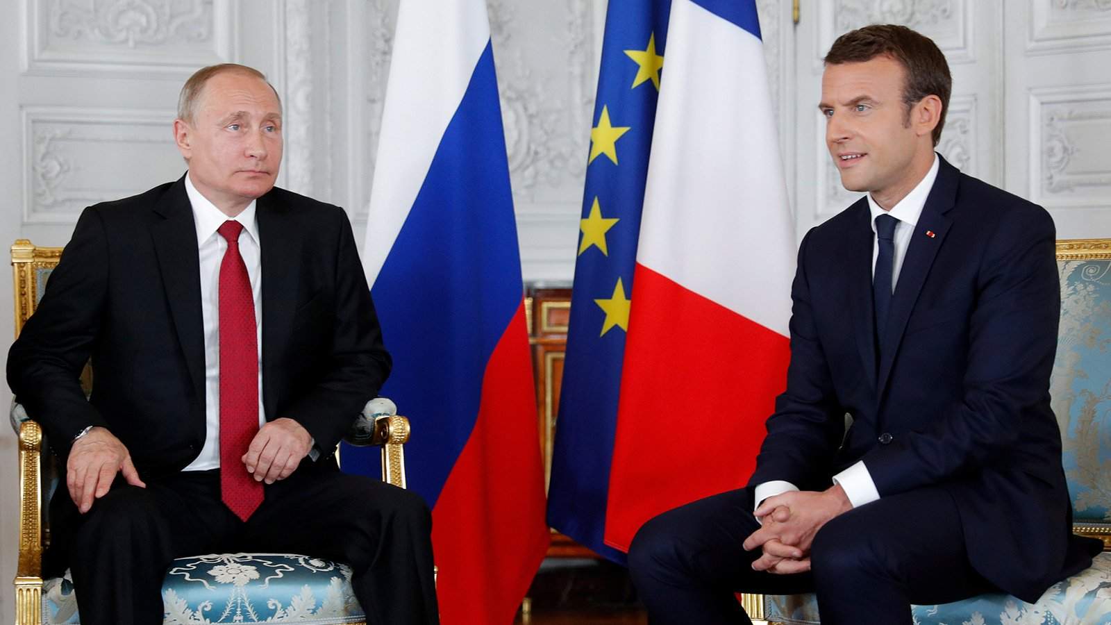 Путин с президентом франции