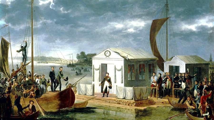 Тильзитский мир картина