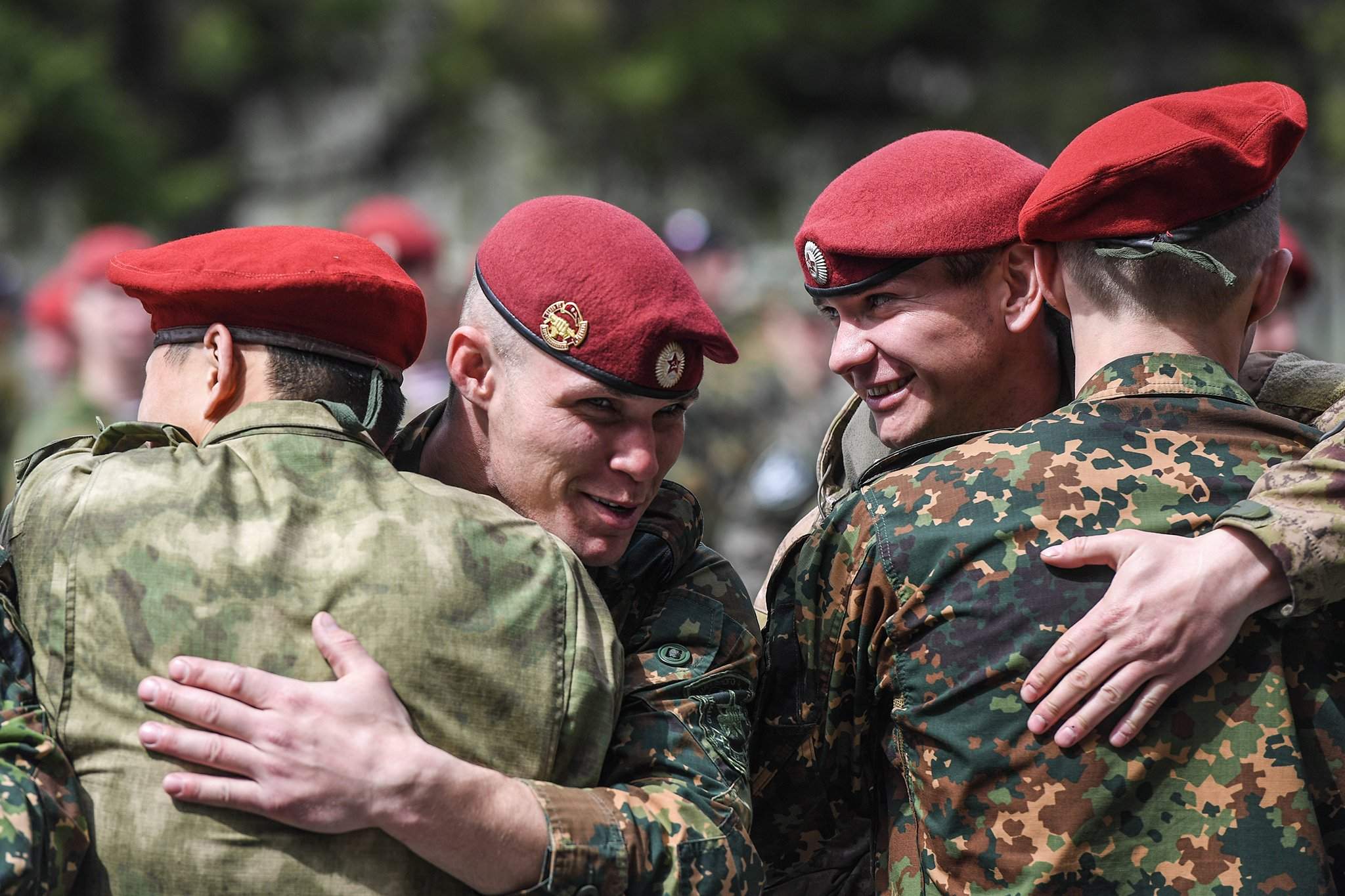 Краповый берет парадная форма одежды