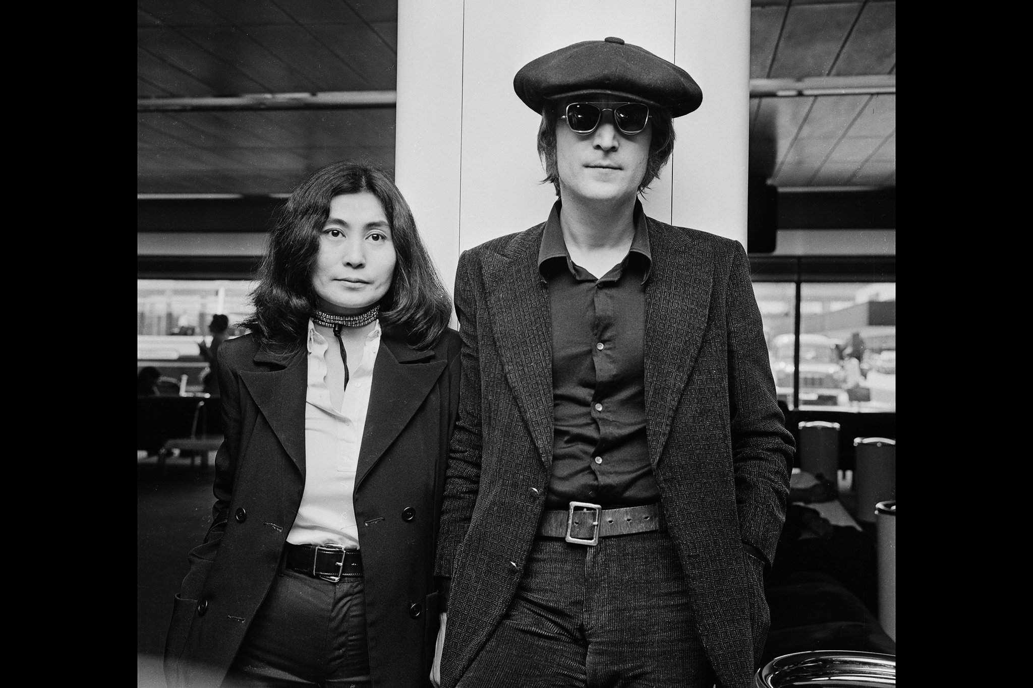 Джон Леннон и Йоко оно. 1980
