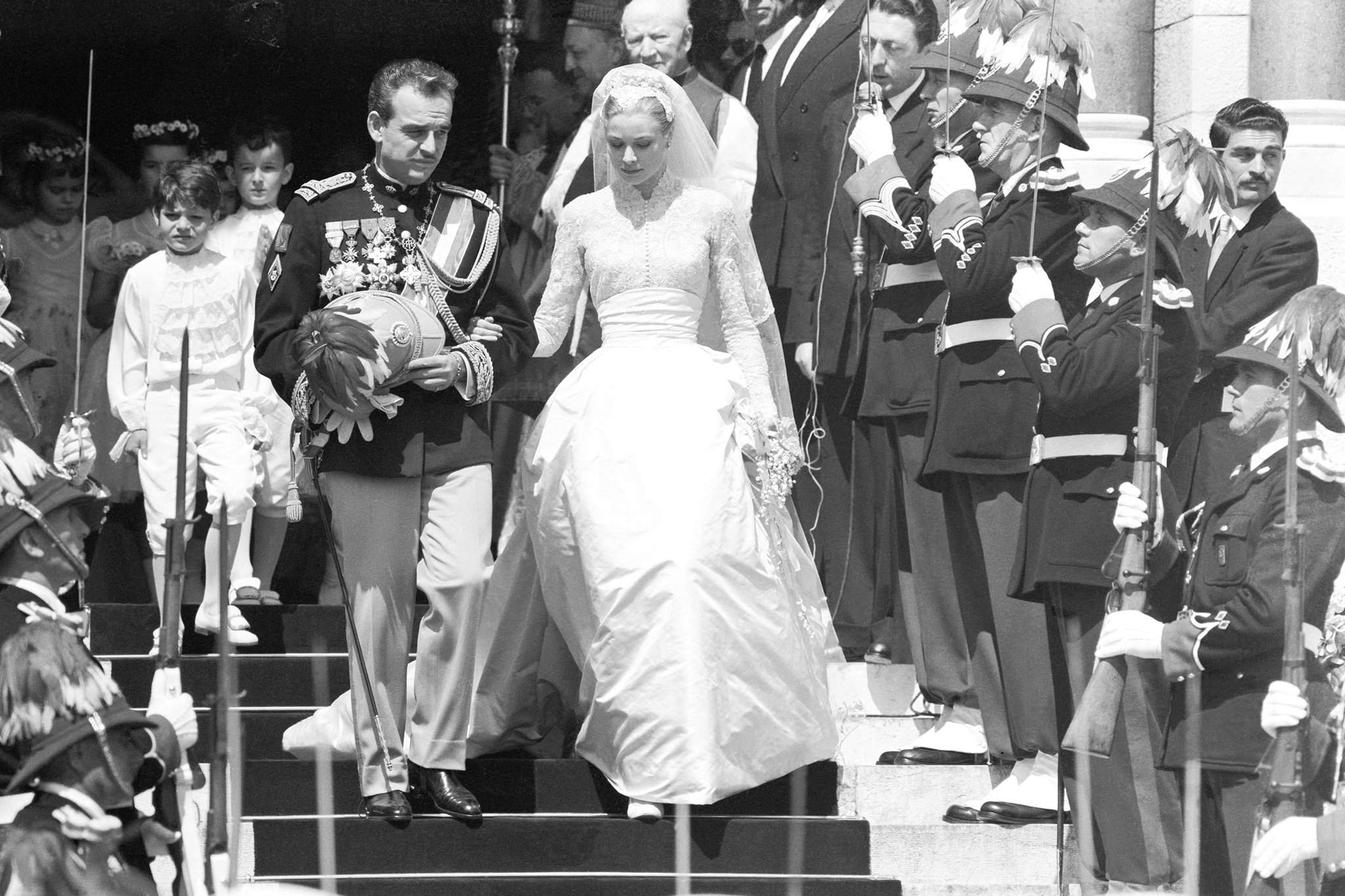 Грейс Келли свадьба апрель 1956