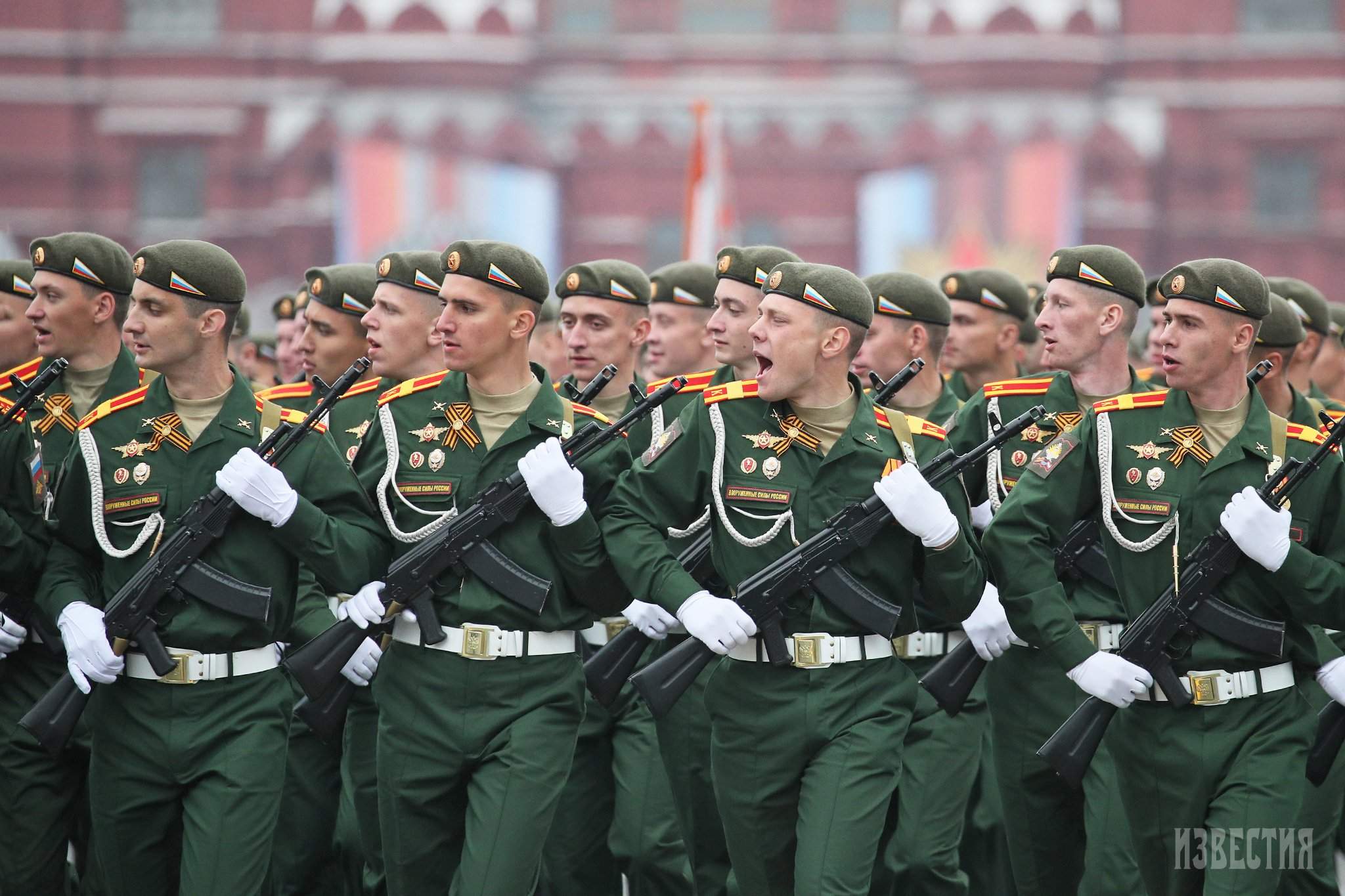 Военной Академии РВСН парад Победы