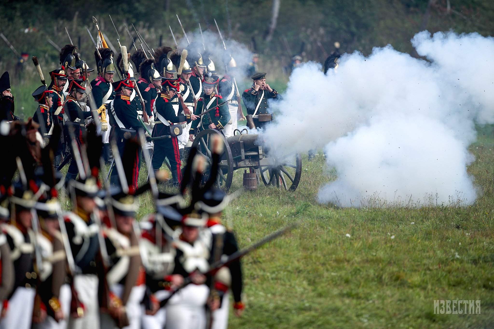 Реконструкция войны 1812 в Бородино