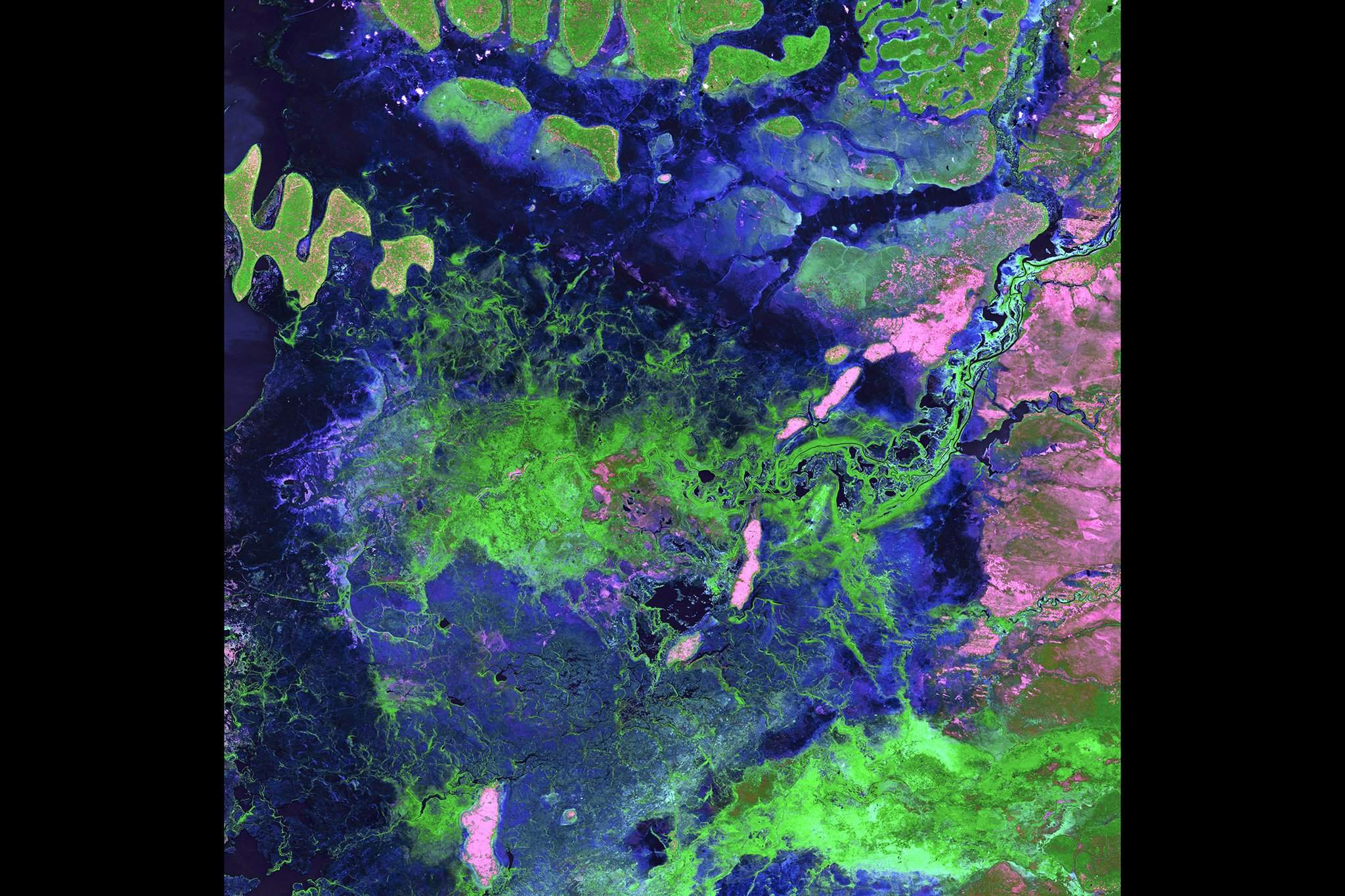 Инфракрасные спутниковые снимки