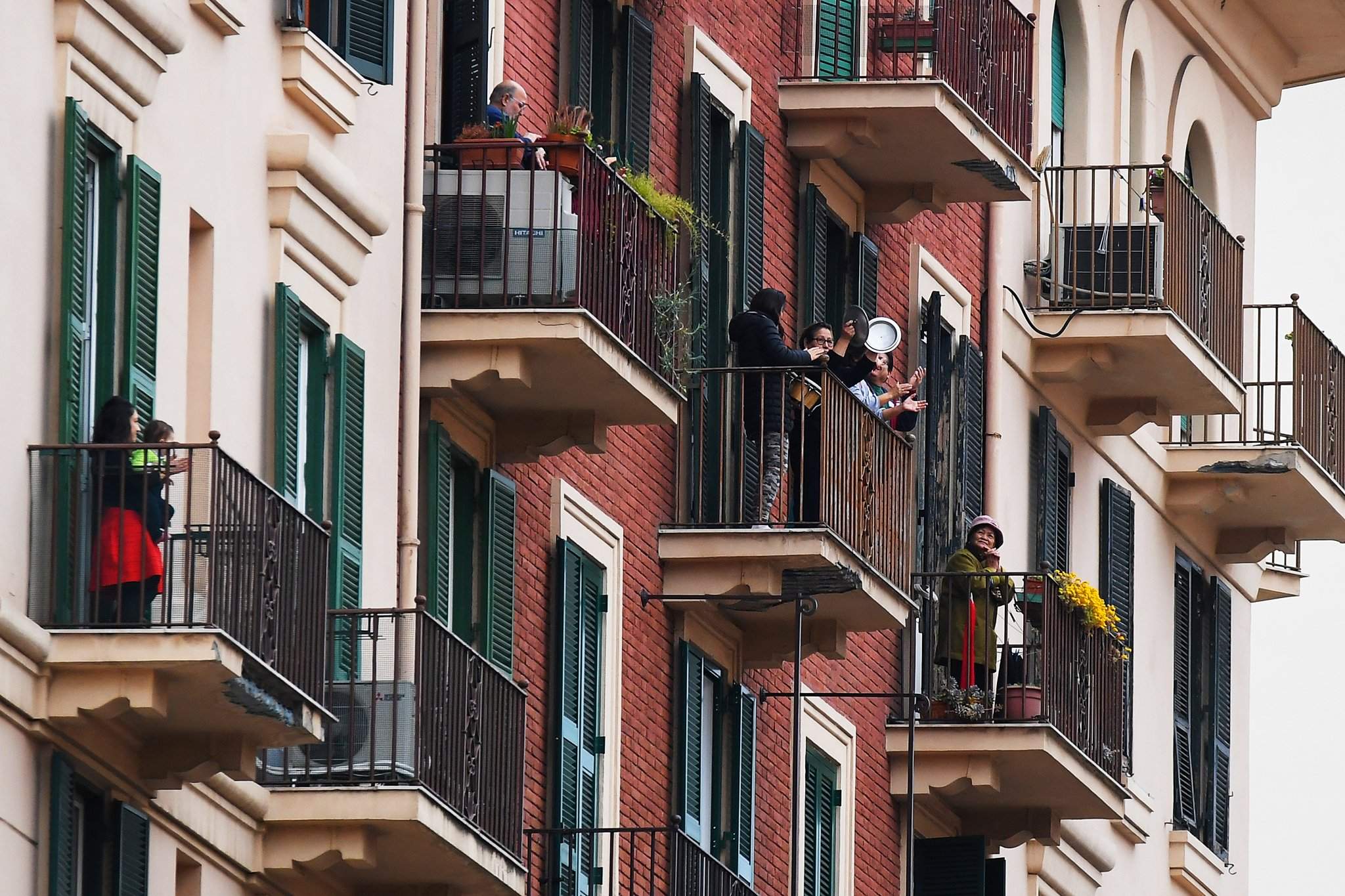 Италия карантин 2020 балконы