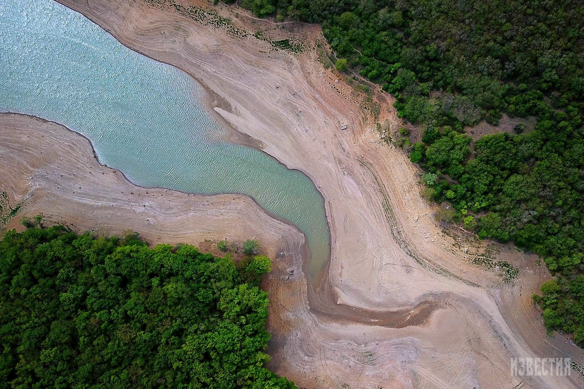 Партизанское водохранилище карта