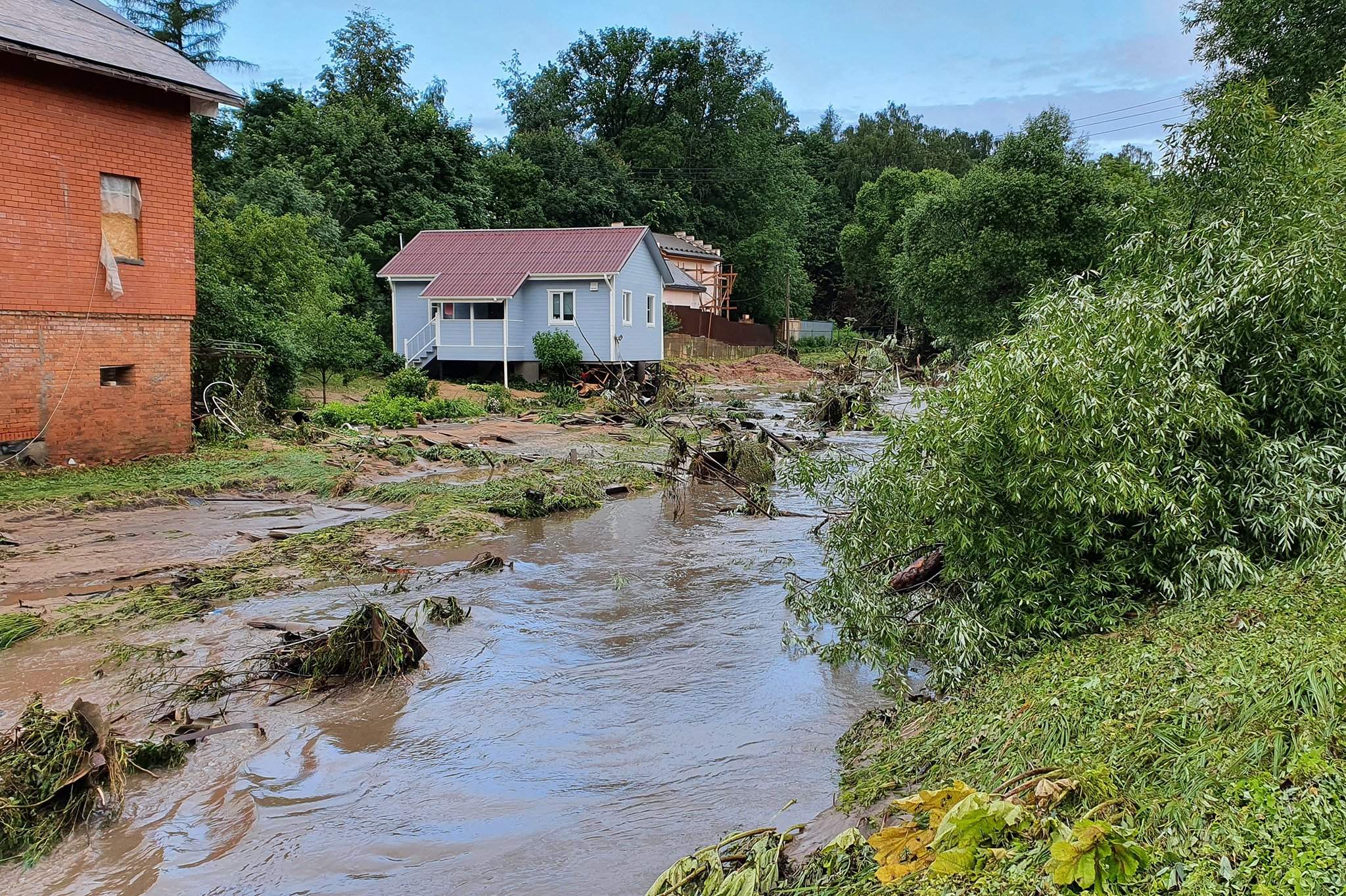 Прорыв плотины в Рузе