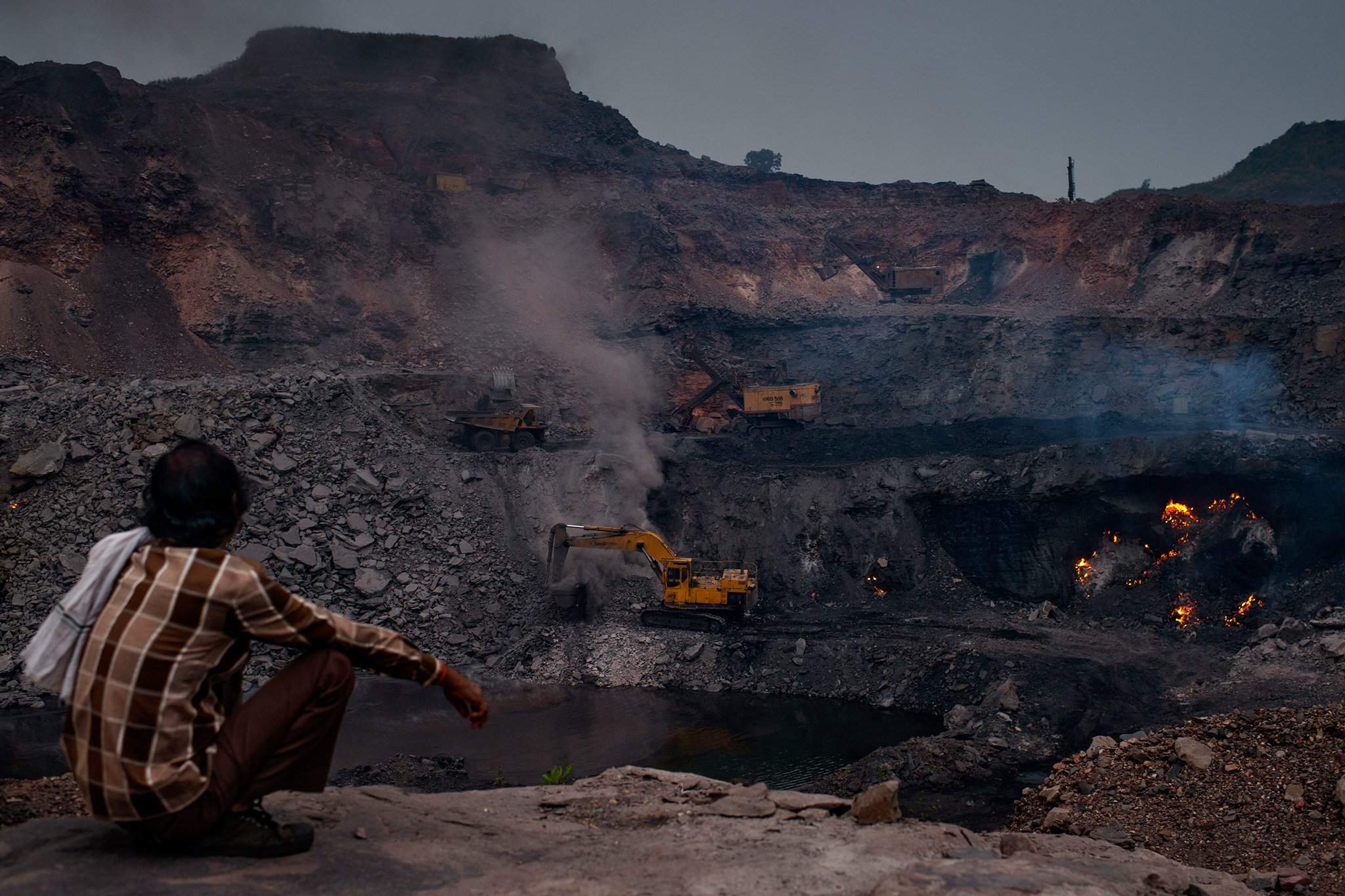 Fire mining